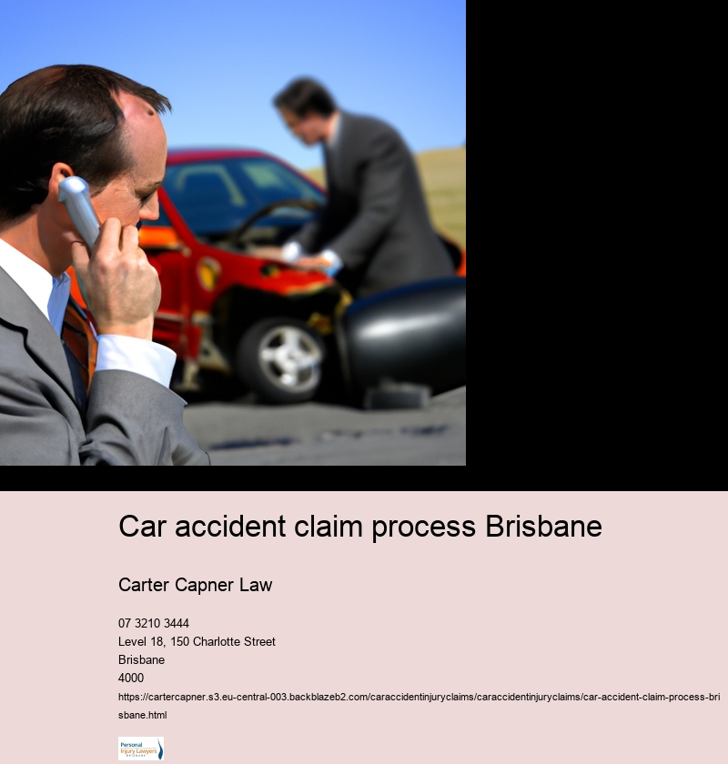 Car accident claim process Brisbane      