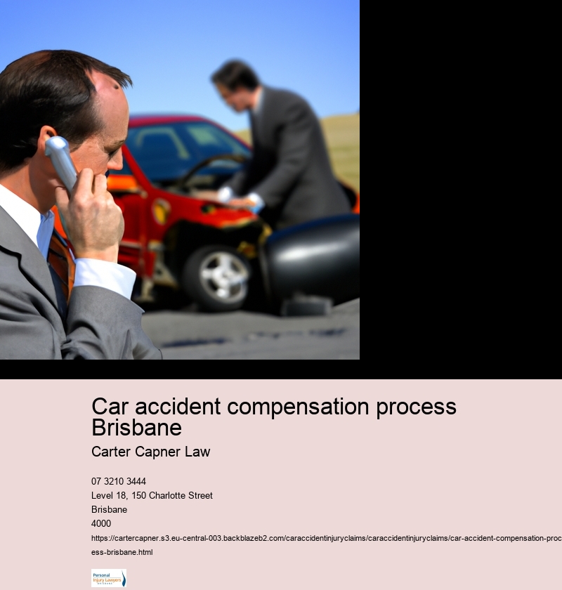 Car accident compensation process Brisbane 