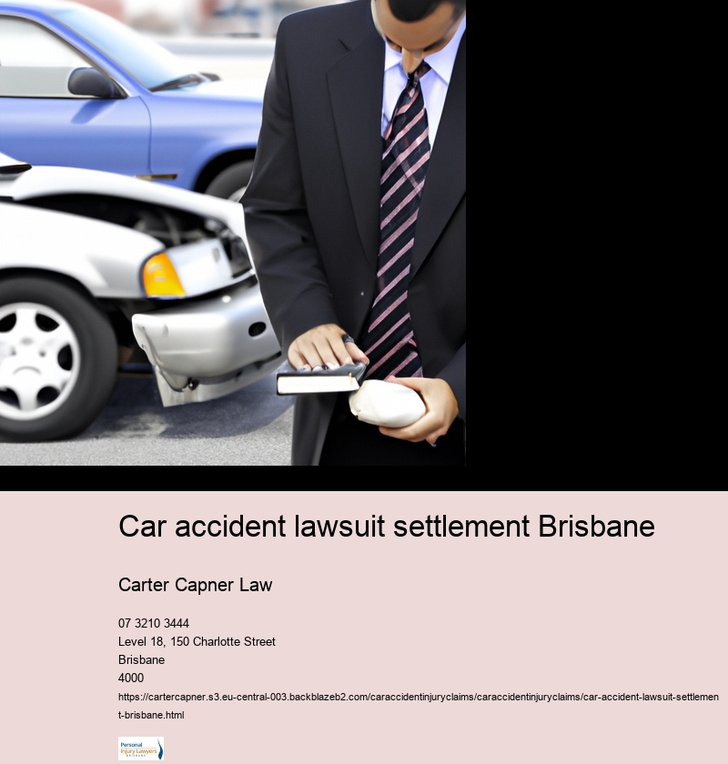 Car accident lawsuit settlement Brisbane 