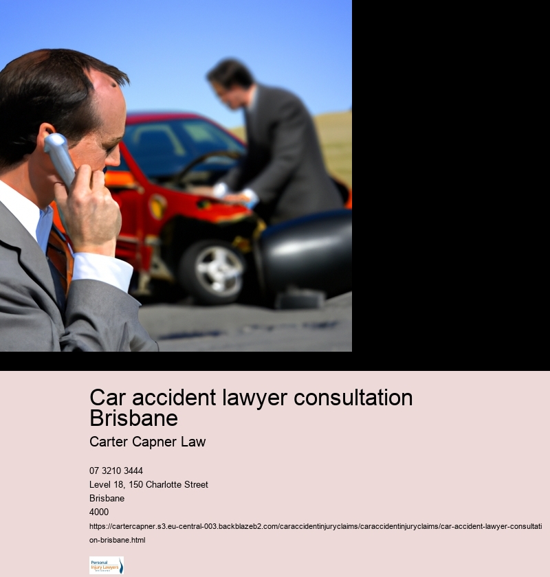 Car accident lawyer consultation Brisbane 