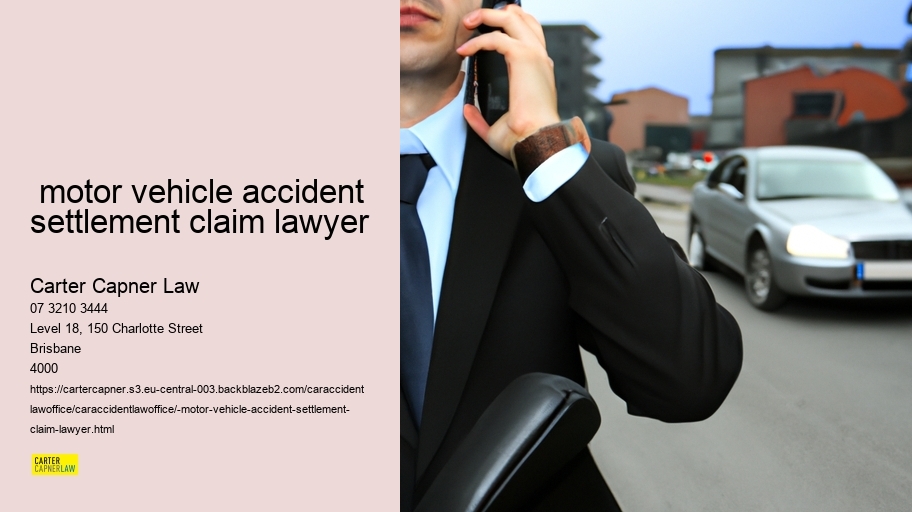  motor vehicle accident settlement claim lawyer      