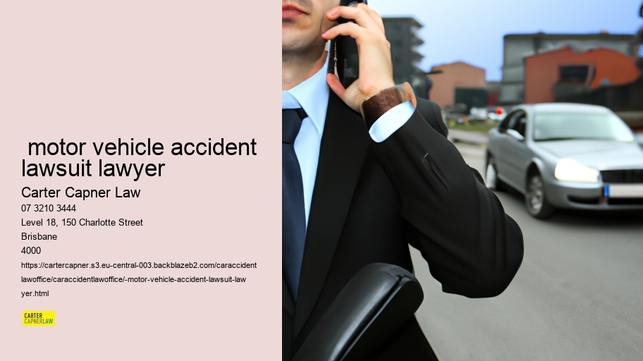  motor vehicle accident lawsuit lawyer      